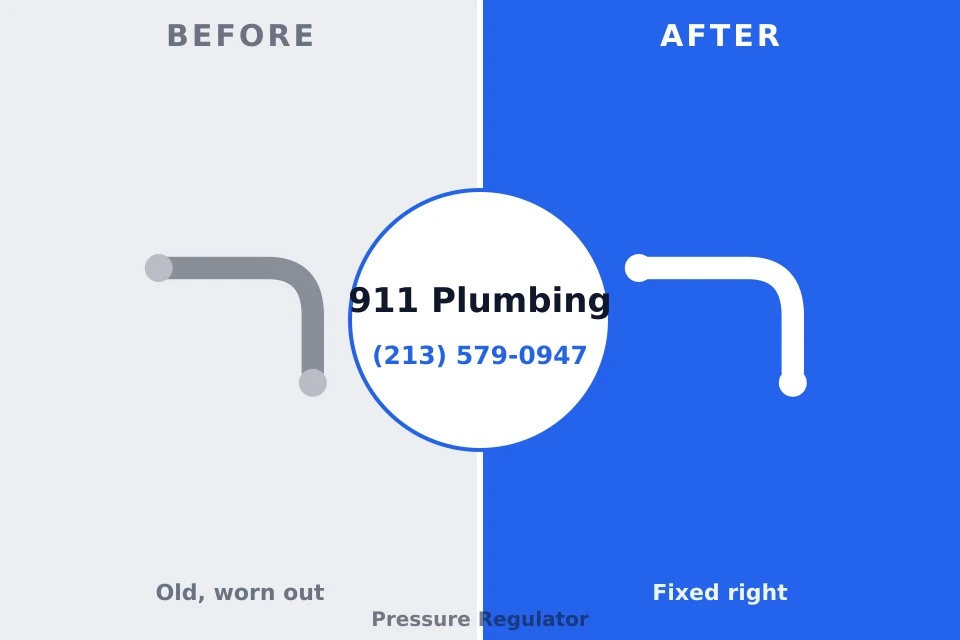 Before and after: plumbing repair University of Pittsburgh Johnstown, PA